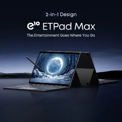 Acer Gadget ETPad Max i3-1315U 1.2-4.5GHz,16GB,SSD 512GB,IPS 13" 2K Detouchable Tablet,Win 11H,Black