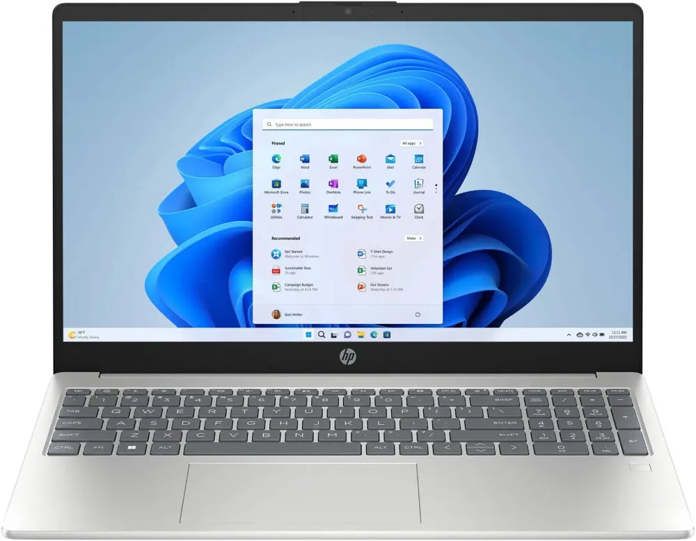 HP 15-FD0133WM i3-N305 1.8-3.8GHz,16GB,SSD 512GB,15.6" FHD IPS,Fingerprint,RU,SILVER