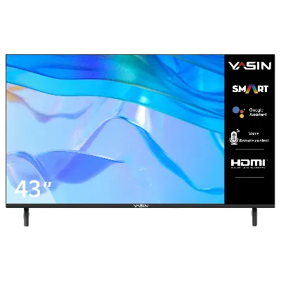 YASIN LED TV 43E9000 43" HD 1920x1080,450 cd/m2 Smart 1000000:1 6ms DVB-T2/C/S2 2xHDMI,USB,WIFI