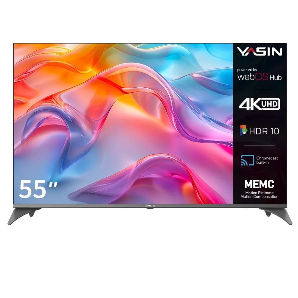 YASIN LED TV 55UD81 55" 4K UHD 3840x2160, WebOS 450 cd/m2 1000000:1 6ms 178/178 WiFi