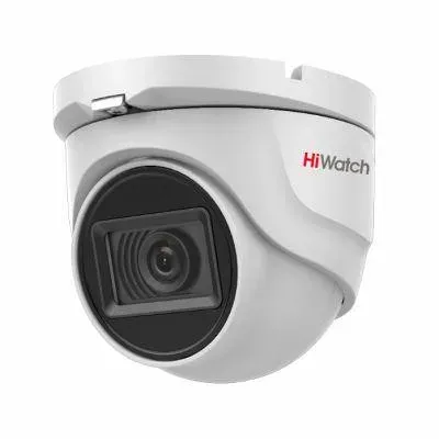 HD-TVI camera HIWATCH DS-T503A(B) (2.8mm) купольн,уличная 5MP,IR 30M,MIC