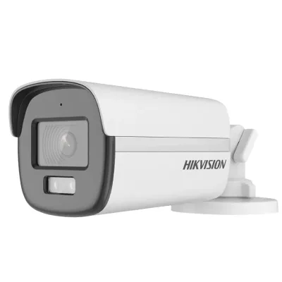 HD-TVI camera HIKVISION DS-2CE12KF0T-FS(2.8mm) цилиндр, уличн 5MP, LED 40M ColorVu, MIC, METAL