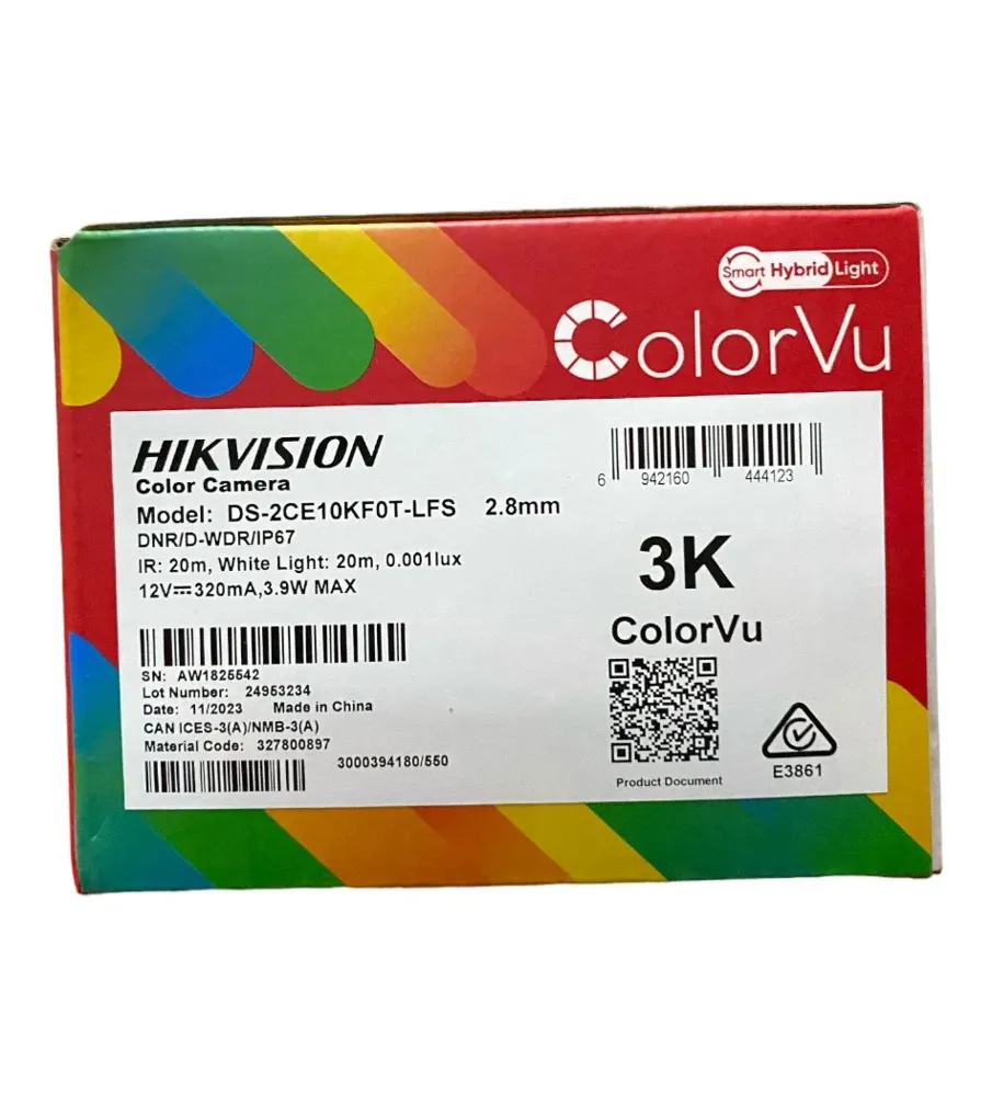 IP camera EZVIZ Н3 3K(2.8mm) цилиндр,уличная 5MP,LED 30M,WiFi,MIC/SP,microSD CS-H3-R100-1J5WKFL