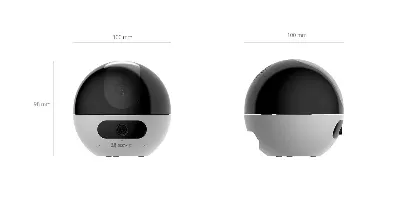 IP camera EZVIZ C7 DUAL 4+4MP кубическая ,2.8 и 6mm,IR 10M,WiFi,microSD,MIC-SPEAK,ПОВОРОТН