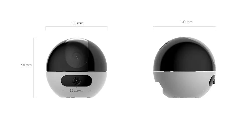 IP camera EZVIZ C7 DUAL 4+4MP кубическая ,2.8 и 6mm,IR 10M,WiFi,microSD,MIC-SPEAK,ПОВОРОТН