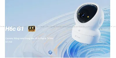 IP camera EZVIZ H6c G1 4K 8MPкубическ ,4mm,IR 10M,WiFi,microSD,MIC-SPEAK,ПОВОРОТ CS-H6C-R200-8H8WFL
