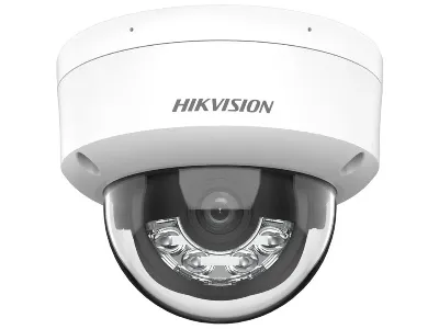 IP camera HIKVISION DS-2CD2163G2-LIS2U(2.8mm)(O-STD)купол,антиванд 6MP,IR 30M,2MIC,MicroSD,AcuSense