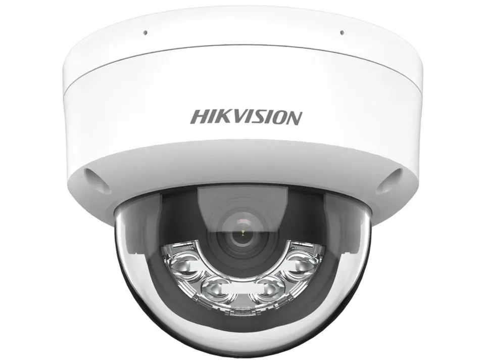 IP camera HIKVISION DS-2CD2163G2-LIS2U(2.8mm)(O-STD)купол,антиванд 6MP,IR 30M,2MIC,MicroSD,AcuSense
