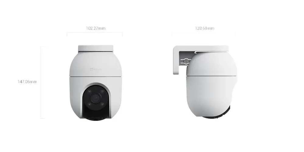 IP camera EZVIZ C8c уличн поворотн 3K(5WKFL),4mm,LED 30M,WiFi,microSD,MIC/SP   CS-C8c-R100-1J5WKFL