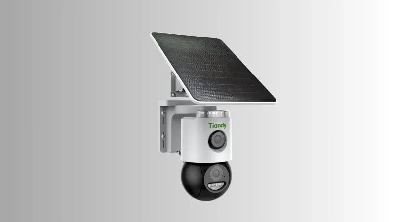 IP camera  TIANDY TC-H363U 8DA-4 4mm  улич,поворот,3+3MP,IR/LED 30/20M,micSD,MIC/SP,4G сол.пан
