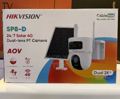 IP camera HIKVISION DS-2CFSP8-D/4G(O-STD)(2.8+4mm)4+4MP,PT,ул,4G,IR/LED30M,Solar,MIC/SP,MicSD