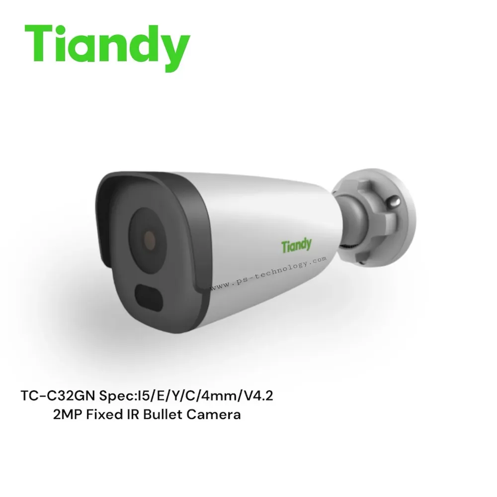 IP camera  TIANDY TC-C32GN Spec:I5/E/Y/C/2.8mm/V4.2 цилиндр,уличная 2MP,IR 50M,MIC