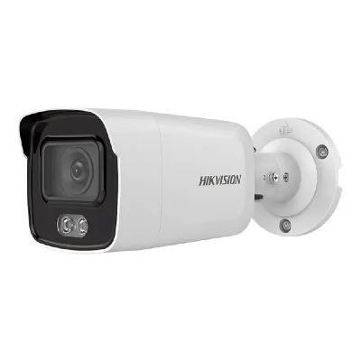 IP camera HIKVISION DS-2CD2087G2-LU(4mm)(C) (O-STD) цилиндр,уличная 8MP,LED 40M,MIC,MicroSD,AcuSense