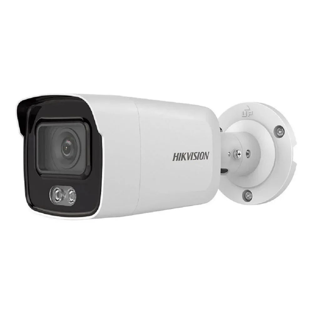 IP camera HIKVISION DS-2CD2087G2-LU(4mm)(C) (O-STD) цилиндр,уличная 8MP,LED 40M,MIC,MicroSD,AcuSense