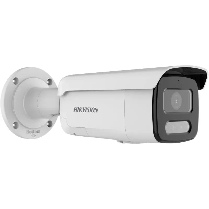 IP camera HIKVISION DS-2CD2T47G2H-LISU/SL(2.8mm) цилин,улич 4MP,IR/LED 60M ColorVu,MIC/SP,MicroSD
