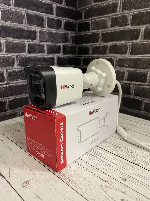 IP camera HIWATCH IPC-B020(C) (2.8mm) цилиндр,уличная 2MP,IR 30M, MIC