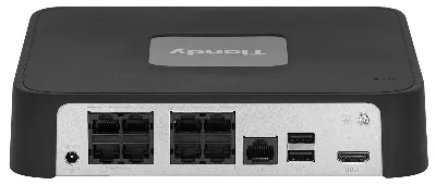 NVR  TIANDY TC-R3108 Spec: I/B/P8/C/Eu/L/S (40mbps,8 IP,8 PoE,1ch/6MP,4ch@1080P,1HDD upto 6TB,H.265)