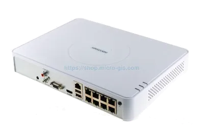NVR HIKVISION DS-7108NI-Q1/8P(C)(O-STD)(60mbps,8 IP,2ch/4MP,4ch@1080P,8PoE,1HDD upto 6TB,H.265)