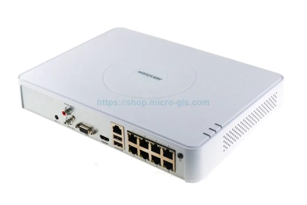 NVR HIKVISION DS-7108NI-Q1/8P(C)(O-STD)(60mbps,8 IP,2ch/4MP,4ch@1080P,8PoE,1HDD upto 6TB,H.265)