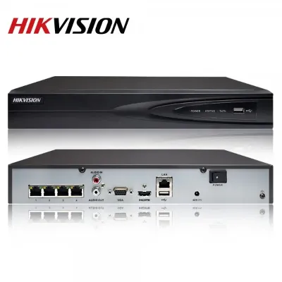 NVR HIKVISION DS-7604NI-K1(O-STD) (40mbps,4 IP,1ch/8MP,5ch/1080P,1HDD upto 8TB,H.265)