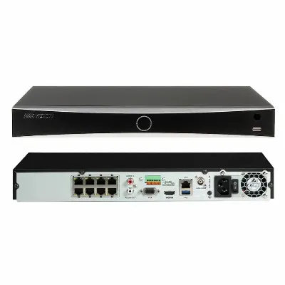NVR HIKVISION DS-7608NXI-K2(D)(O-STD)(80mbps,8 IP,2ch/12 MP,3ch/8MP,8ch/1080P,2HDD upto 16TB,H.265)