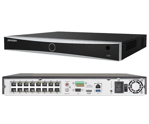 NVR HIKVISION DS-7616NXI-I2/S(160mbps,16 IP,2ch/12MP,3ch/8MP,12ch/1080P,2HDD upto 14TB,H.265)