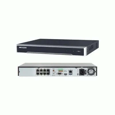 NVR HIKVISION DS-7608NI-K2(O-STD)(80mbps,8 IP,2ch/8MP,8ch/1080P,2HDD upto 10TB,H.265)