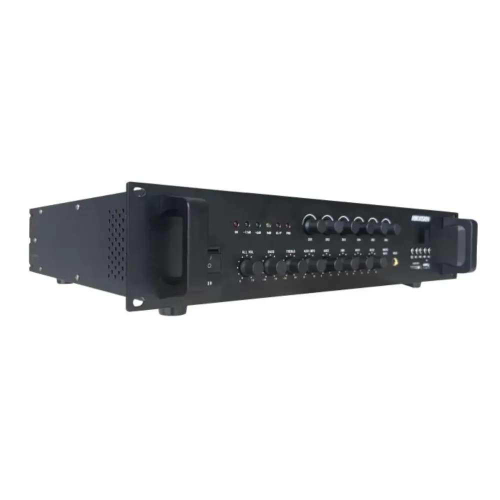 Amplifier HIKVISION DS-QAE1A120G1-B4  4-зонный IP усилитель 120w
