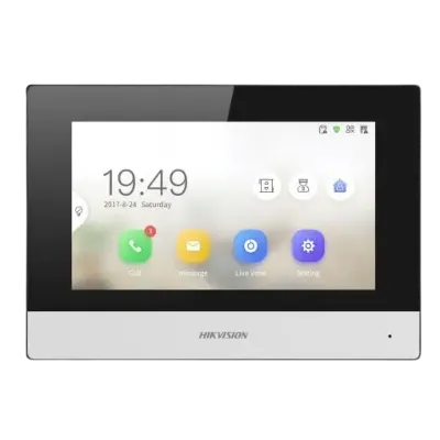 IP монитор видеодомофона HIKVISION DS-KH6320-TE(O-STD) 7"Touch-Screen,PoE