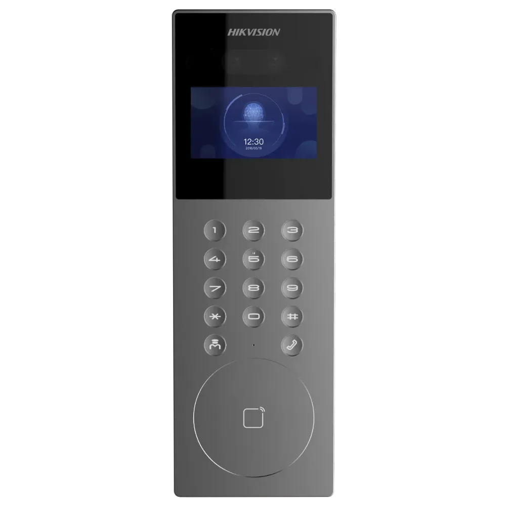 IP многоквартирная вызывная панель HIKVISION DS-KD9203-E6 (O-STD) 2MP,распозн.лиц,Mifare,IP65