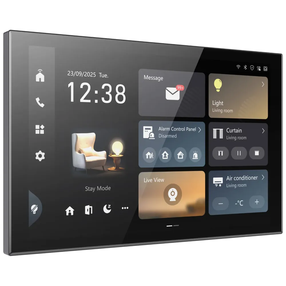 IP монитор видеодомофона HIKVISION DS-KC9570-WTE1/S(O-STD) 10,1 Touch-Screen,Android,PoE,WiFi