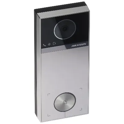 IP вызывная панель HIKVISION DS-KV6114-ME1(STD) 4MP,Mifare,PoE,2 реле для замков,IP65