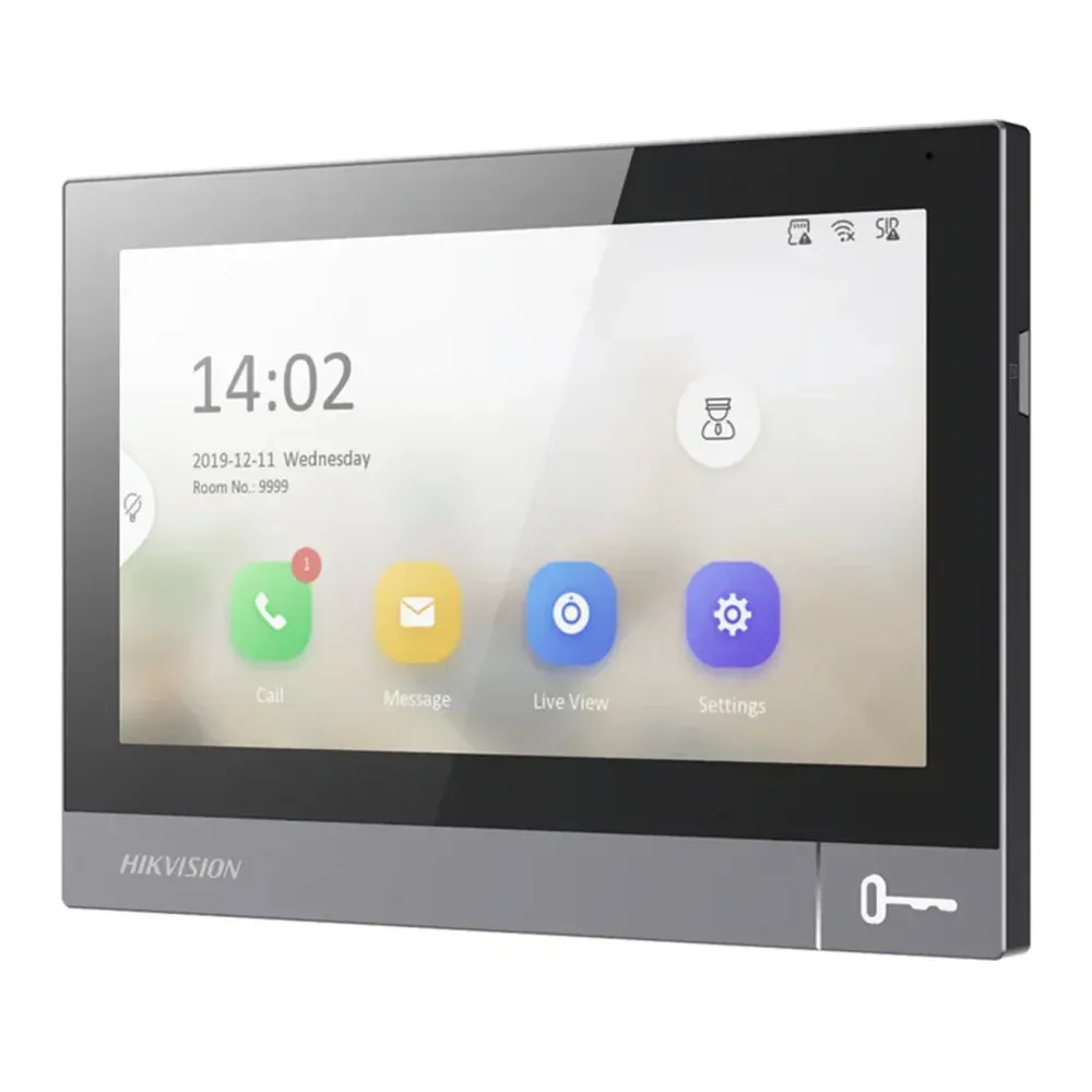 IP монитор видеодомофона HIKVISION DS-KH8381-WTE1  7" Touch-Screen,WIFI,PoE