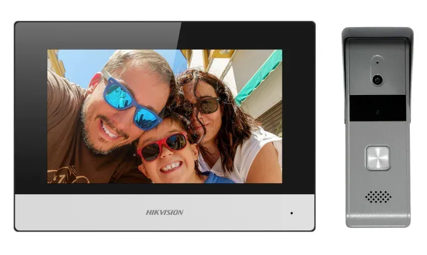 Видеодомофон HIKVISION DS-KIS303-P(STD) гибрид, уличный
