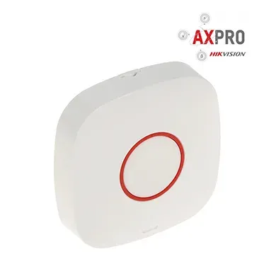 HIKVISION AX PRO 868MHz DS-PDEB1-EG2-WE(B)(Single but)(O-STD) WHITE тревожная кнопка,IP66 беспроводн