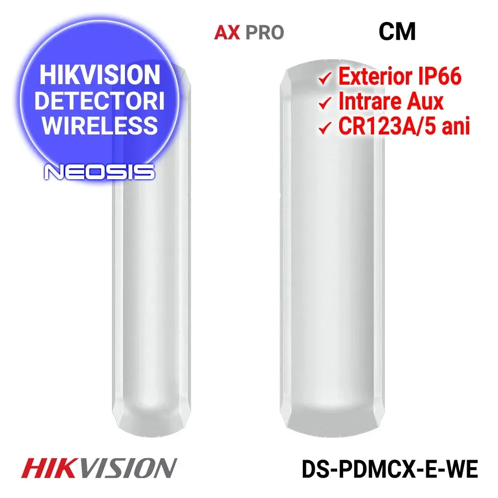 HIKVISION AX PRO DS-PDMCX-E-WB(O-STD)магнитоконтактный датчик уличный (СМК), IP66 беспроводной