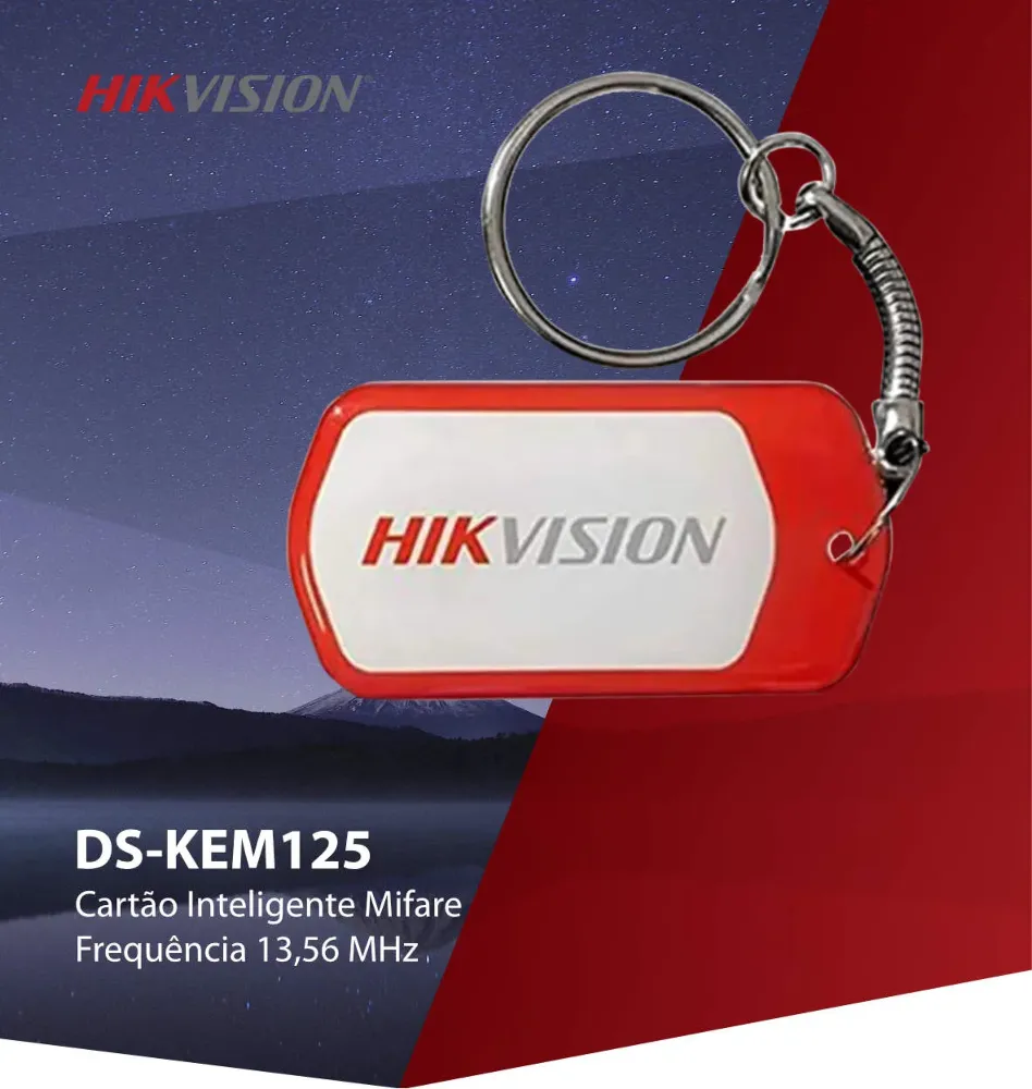HIKVISION Mifare1 бесконтактная смарт карта DS-K7M102-M(STD)  (брелок)