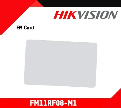 HIKVISION Mifare1 бесконтактная смарт карта FM11RF08-M1(STD)(белая пластина, под лого)