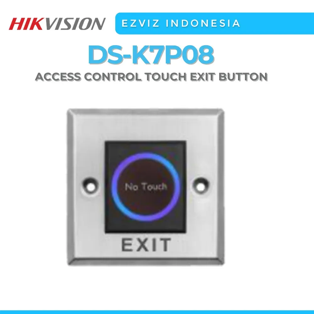 Кнопка выхода бесконтактная HIKVISION DS-K7P08(O-NEU)/T (квадратная форма)