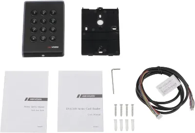 Считыватель с клавиатурой HIKVISION DS-K1108AMK (O-STD) Mifare,пластик, IP65