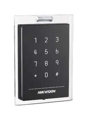 Считыватель с сенсорной клавиатурой HIKVISION DS-K1101MK (O-STD) Mifare,пластик, IP64