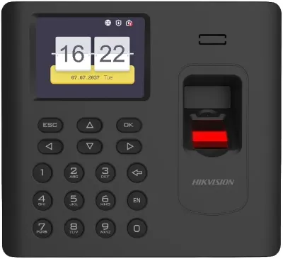 Терминал учета рабочего времени HIKVISION DS-K1A802AMF(STD) Mifare,пароль,отпечаток пальца,Wi-Fi