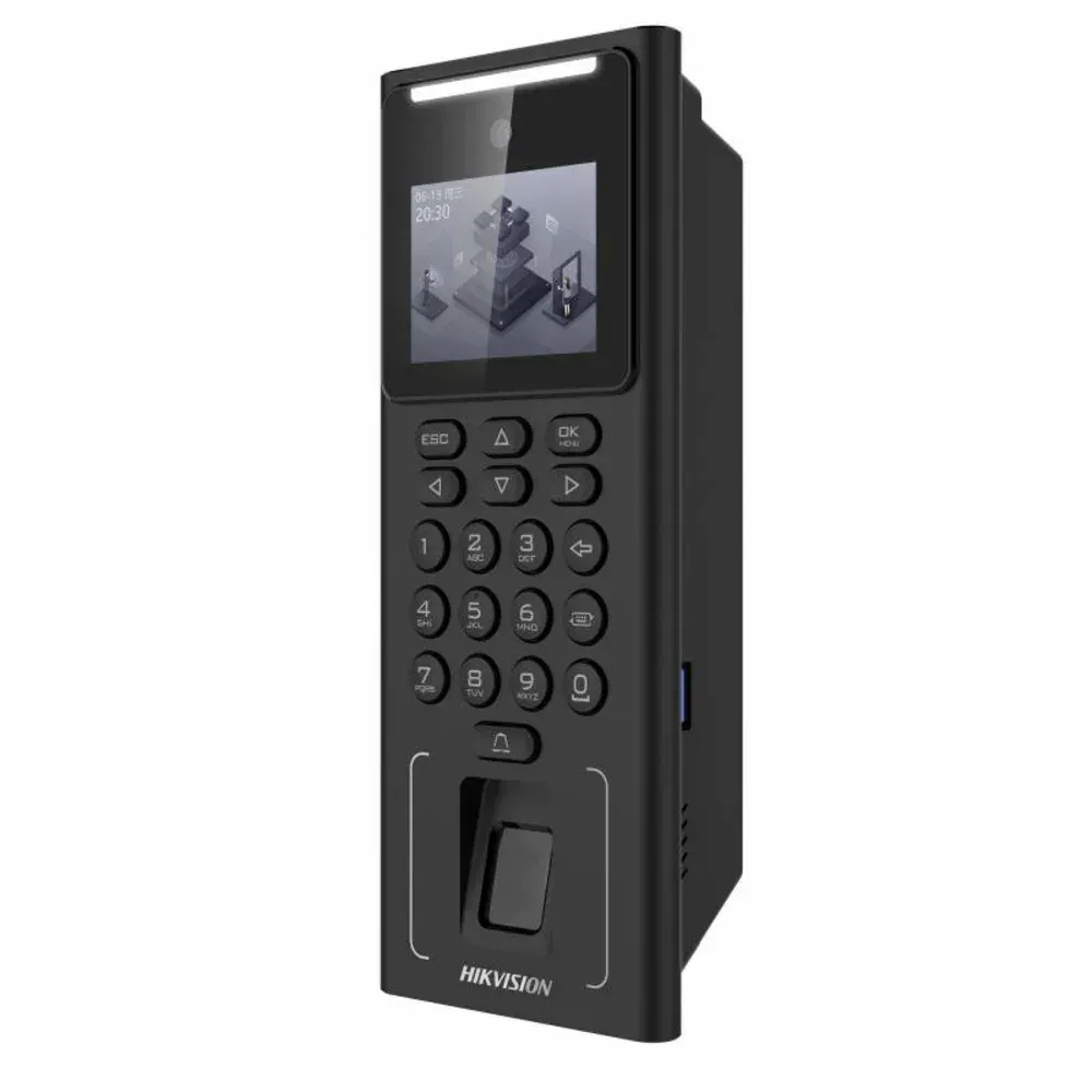 Терминал доступа HIKVISION DS-K1T321MFWX-B(STD)распознавание лиц,Mifare,пароль,палец,WIFI,battery