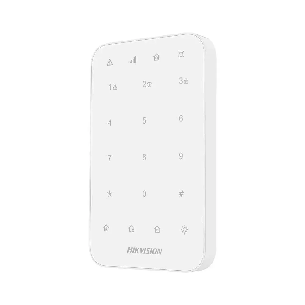 HIKVISION AX PRO 868MHz DS-PK1-E-WE(O-STD) WHITE  клавиатура охранной панели беспроводная