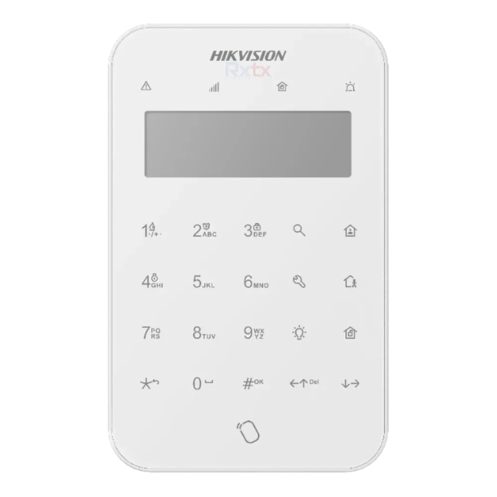 HIKVISION AX PRO DS-PK1-LT-WB(O-STD) клавиатура охранной панели с дисплеем беспроводная