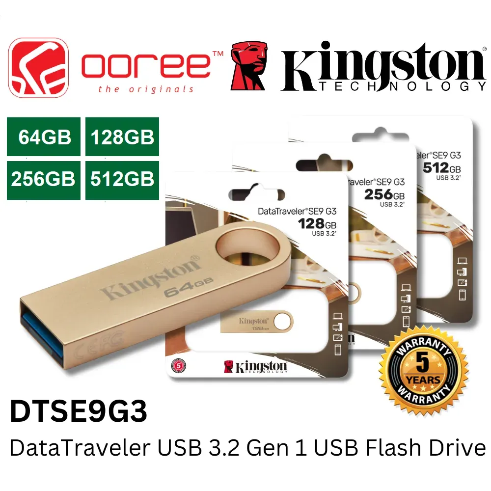 PEN DRIVE 128GB USB 3.0 KINGSTON DTSE9G3