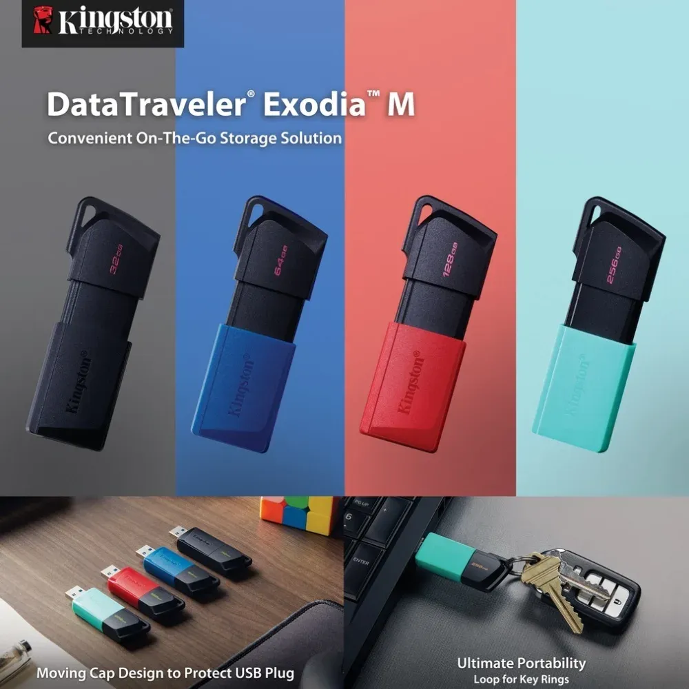 PEN DRIVE 128GB USB 3.2 KINGSTON DTXM