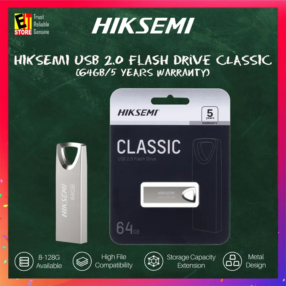 PEN DRIVE 64GB USB 2.0 HIKSEMI (HIKVISION) HS-USB-M200 64G
