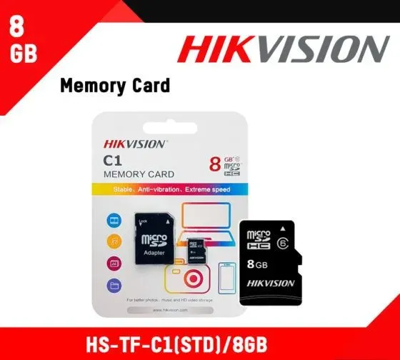 Micro Secure Digital Card (Trans Flash) 64GB HC10 HIKSEMI (HIKVISION) HS-TF-C1 64G