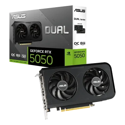 GEFORCE RTX5050 OC 8GB GDDR6 128bit 2677Mhz 3xDP HDMI ASUS DUAL-RTX5050-O8G